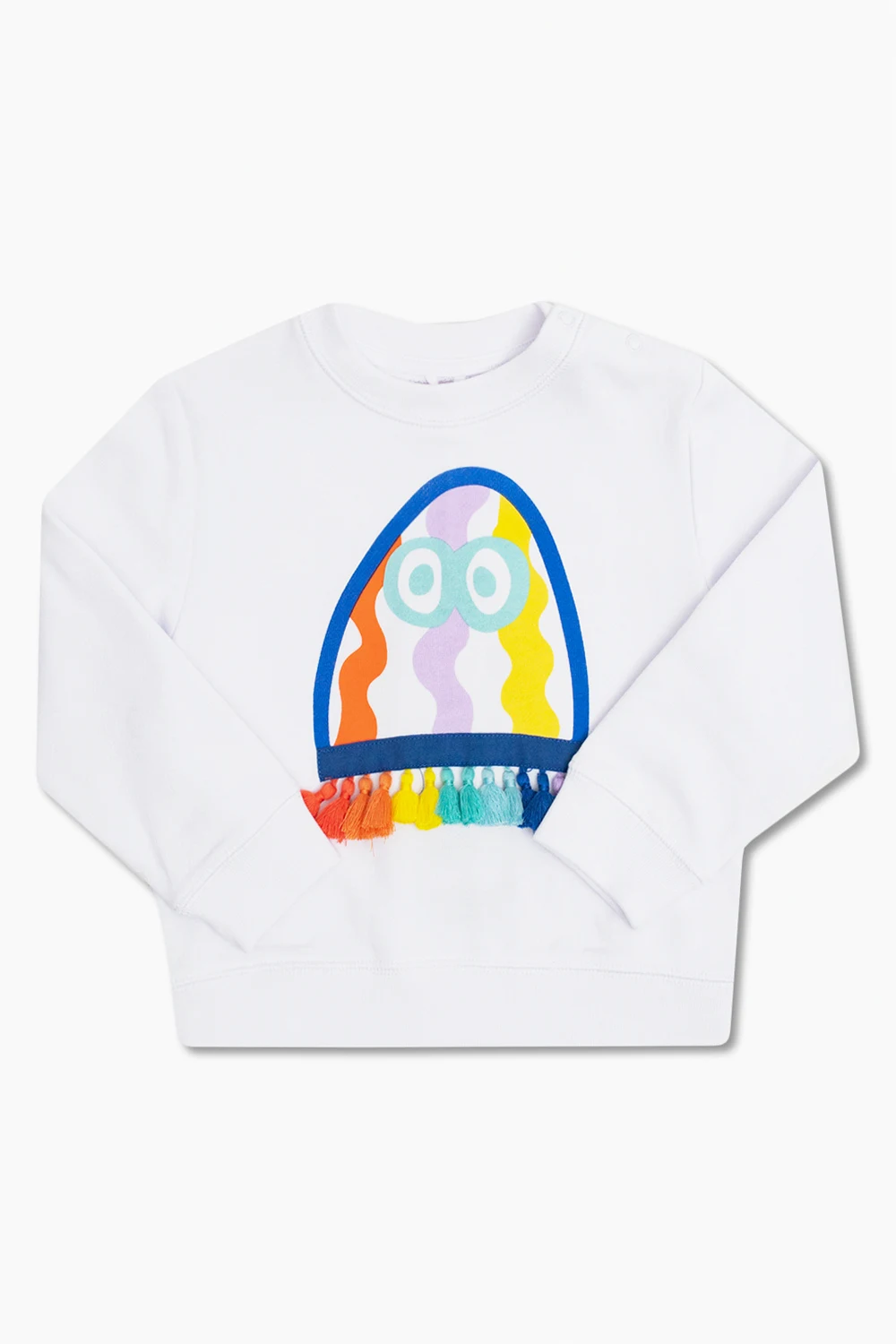 WHITE Printed sweatshirt