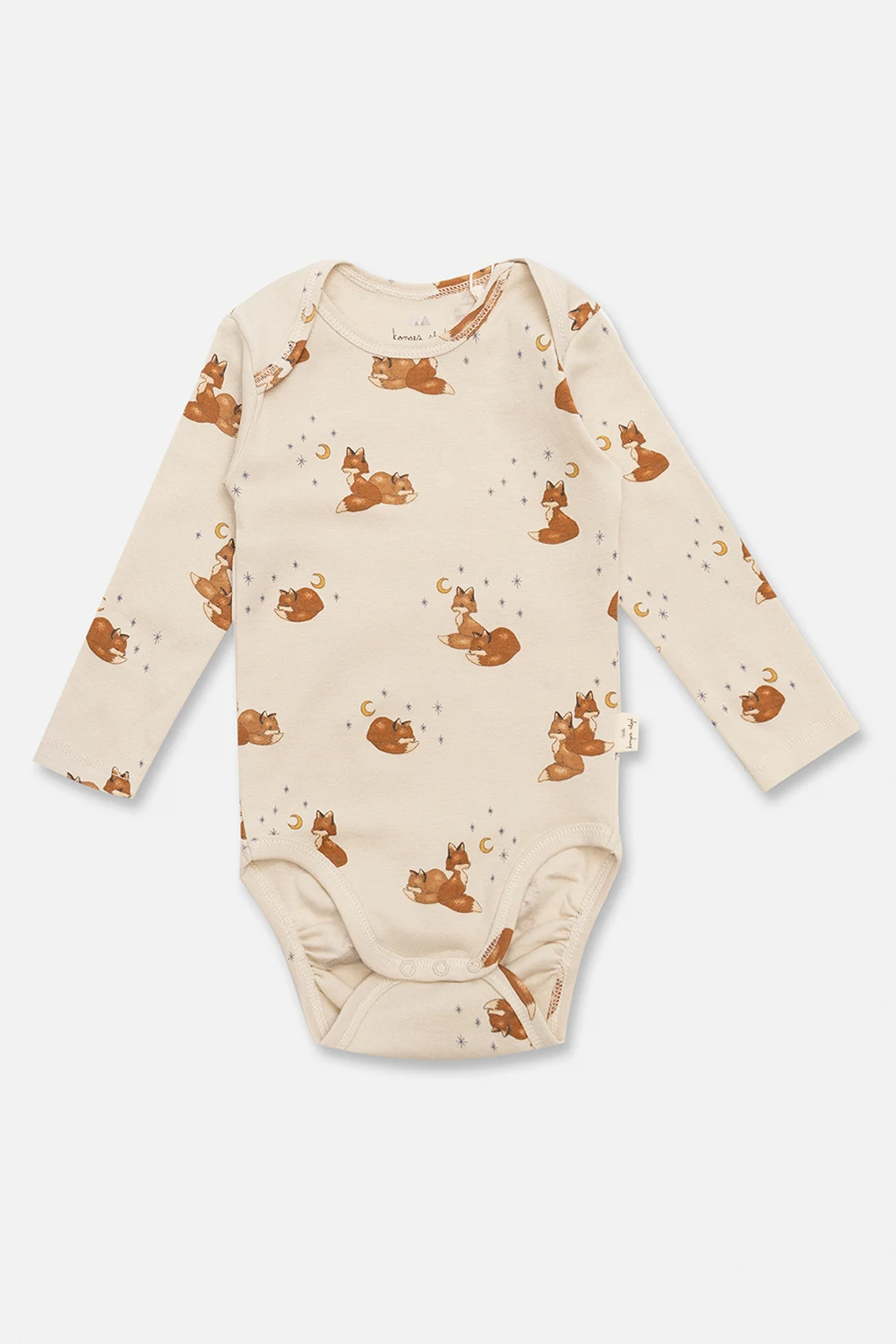 cream Bodysuit with animal motif