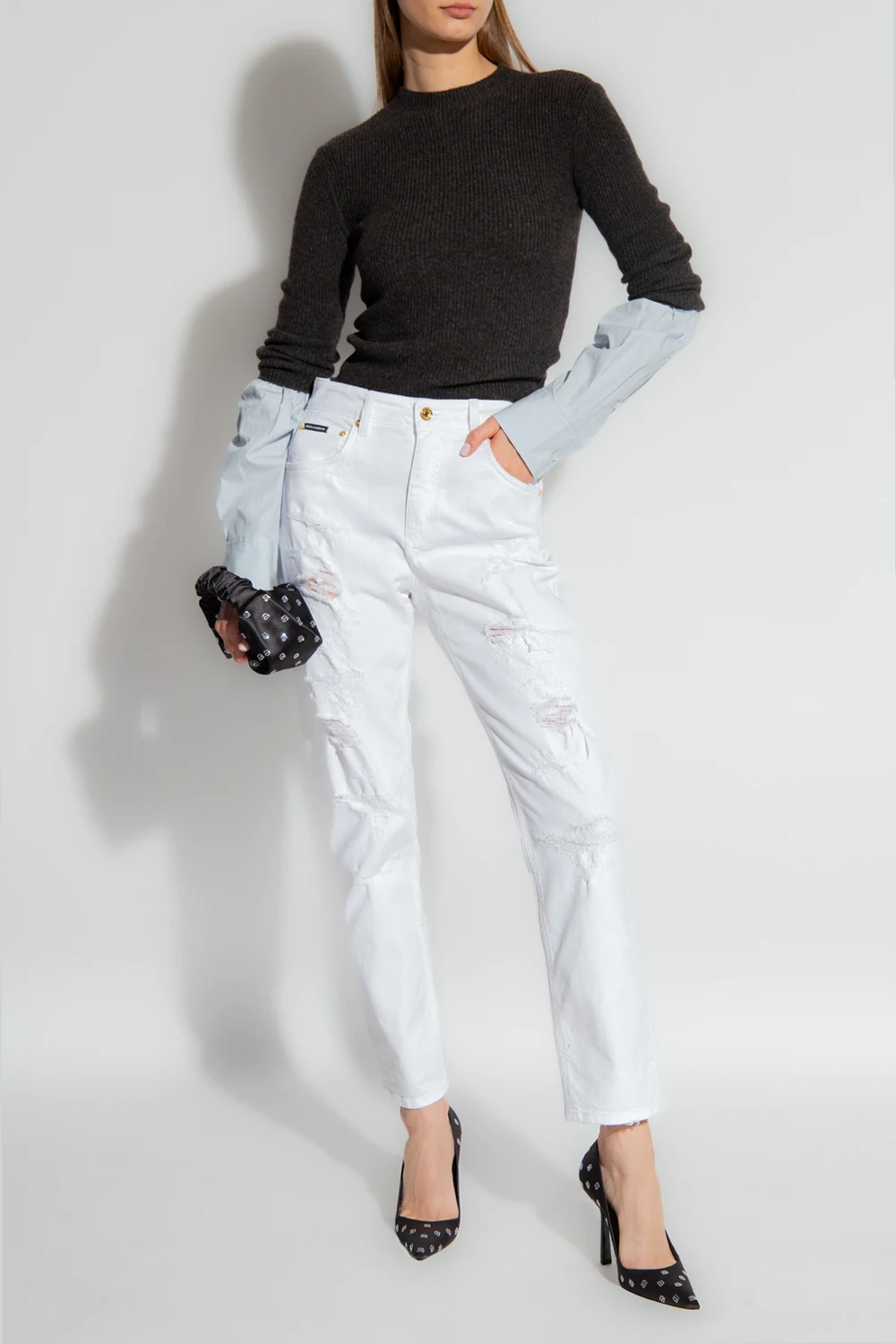 WHITE Boyfriend jeans