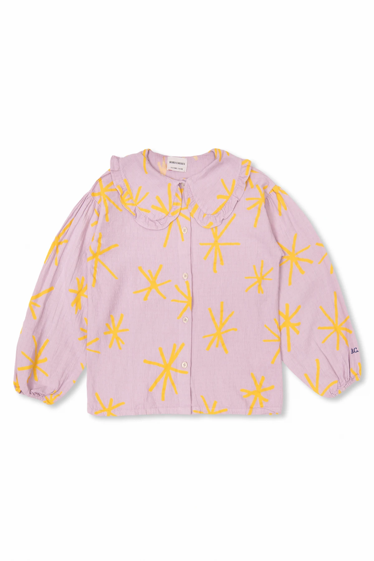 PURPLE Patterned shirt