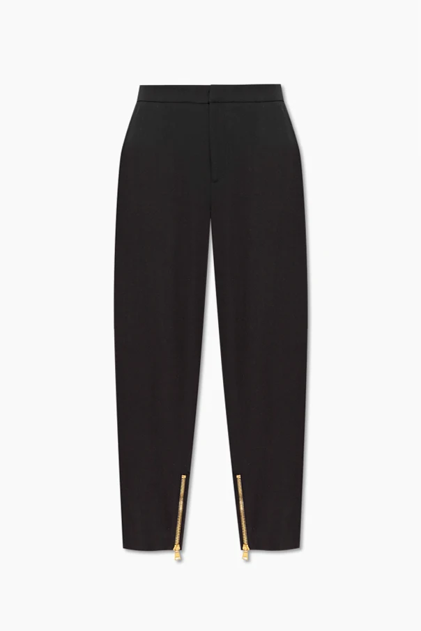 CZARNY Spodnie typu `capri`