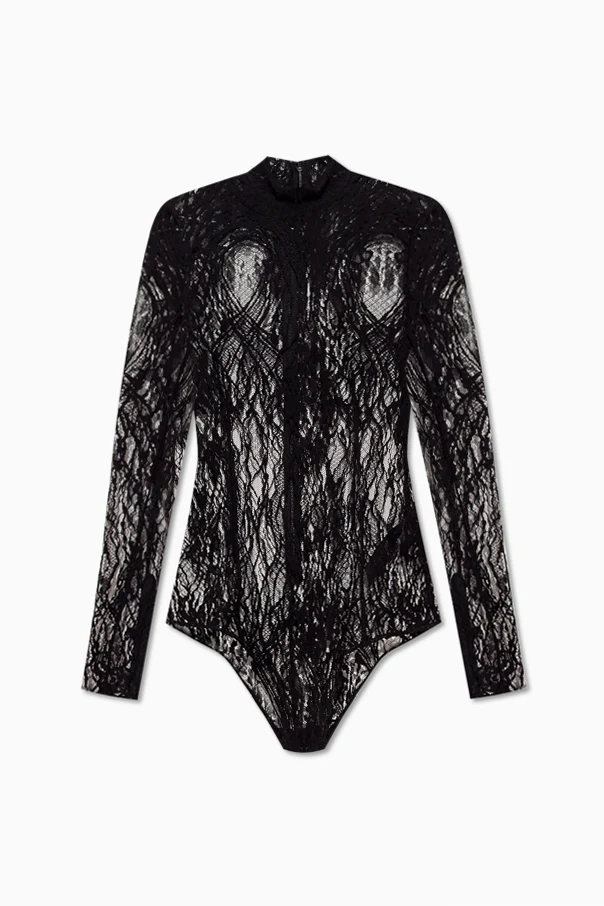 SCHWARZ Spitzen-Body