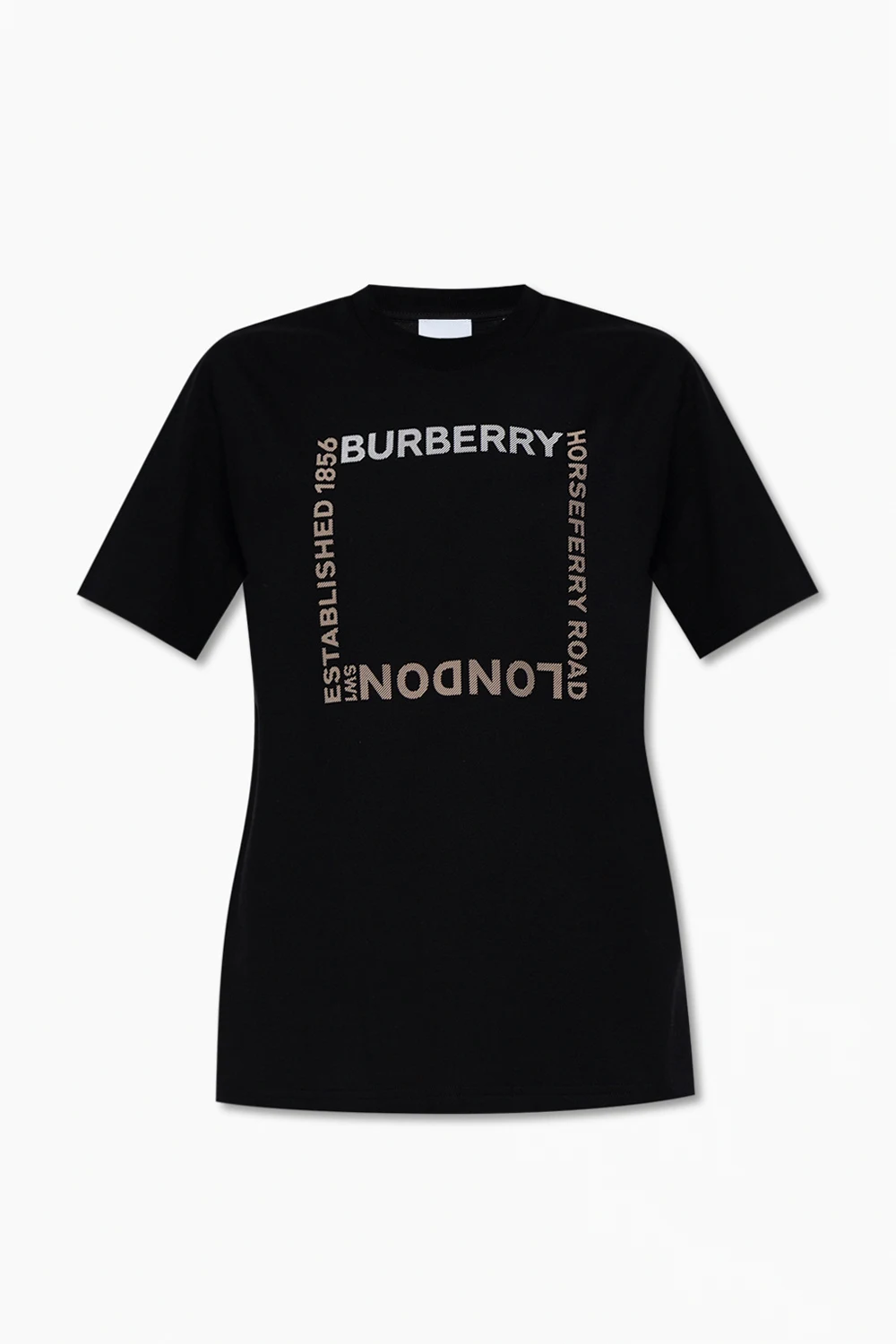 BLACK ‘Margot’ T-shirt with logo
