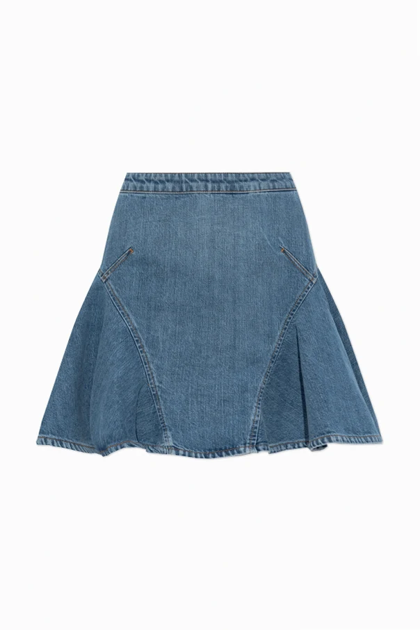 BLAU Jeansrock