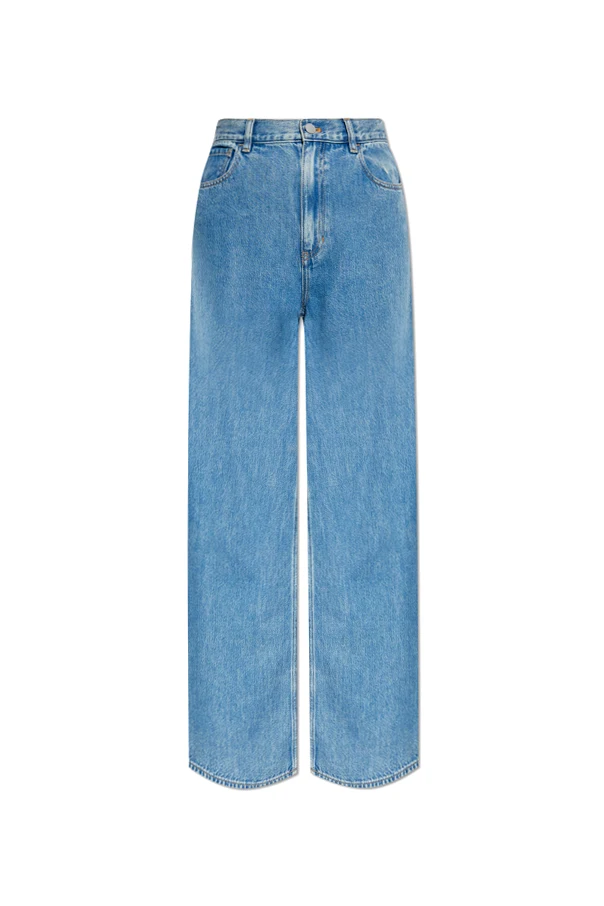 NIEBIESKI Jeansy z szerokimi nogawkami