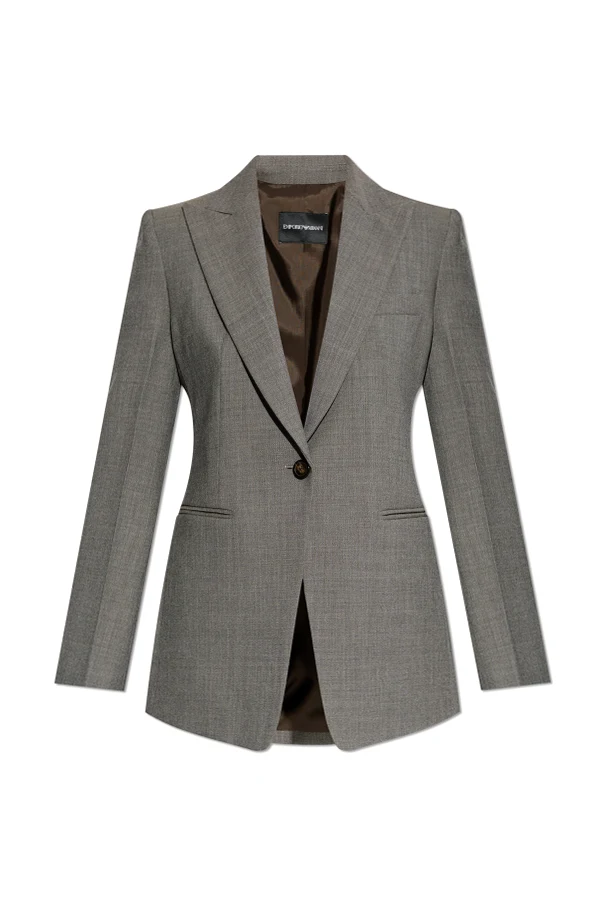 GREY wool blazer