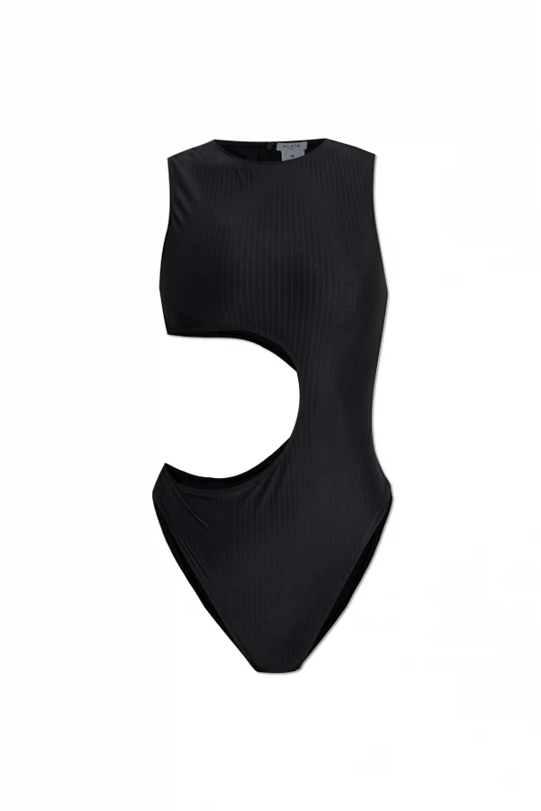 SCHWARZ Badeanzug aus einem Stück