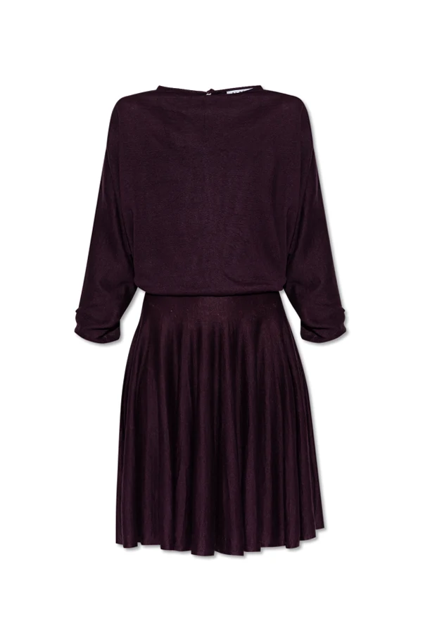 LILA Leinenkleid