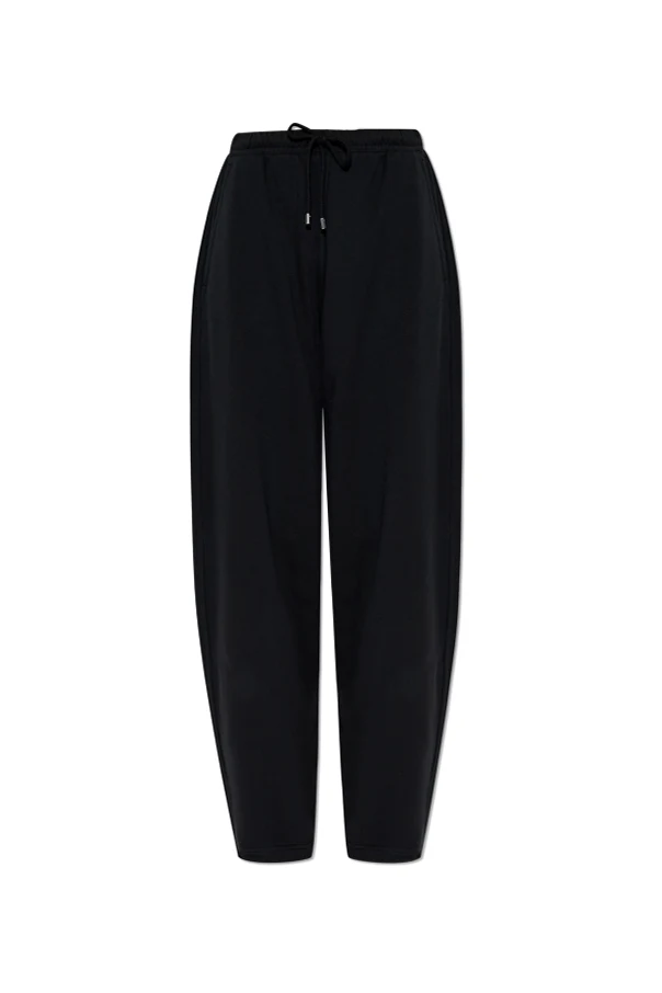 CZARNY Spodnie dresowe