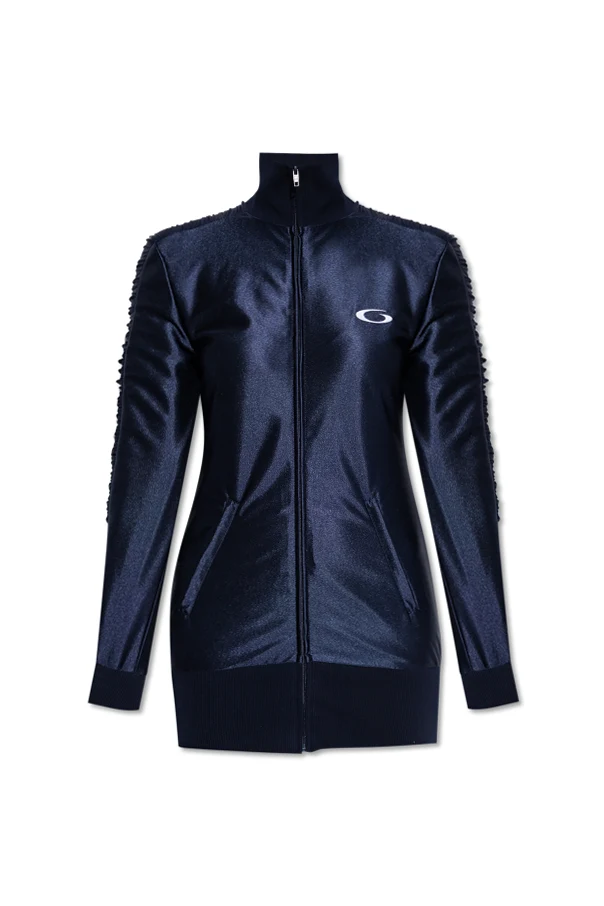 MARINEBLAU Kleid mit dekorativem Drapieren an den Ärmeln