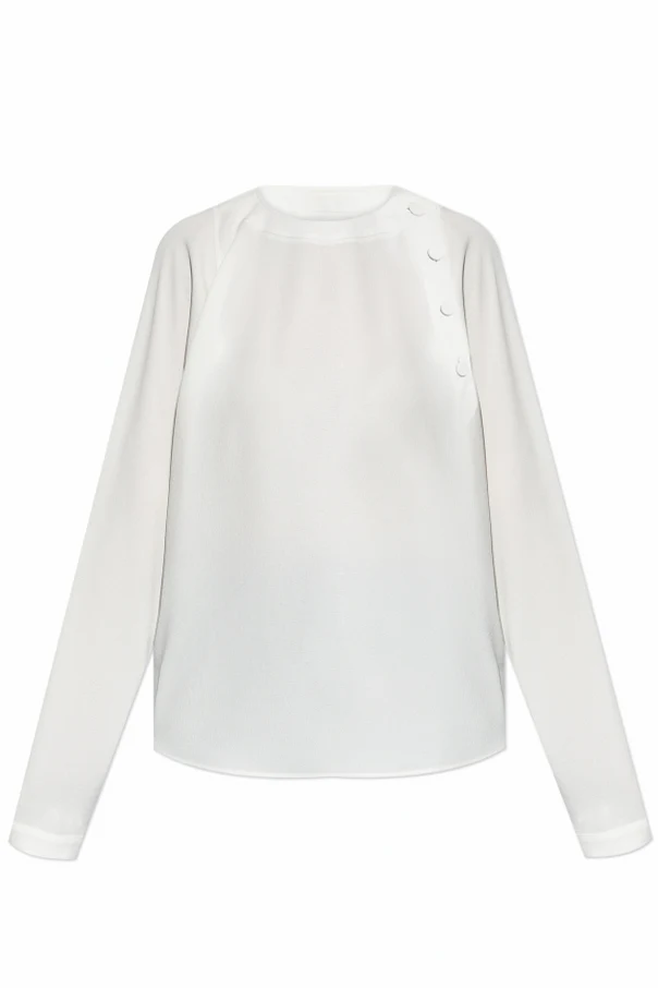 WHITE Long-sleeve top