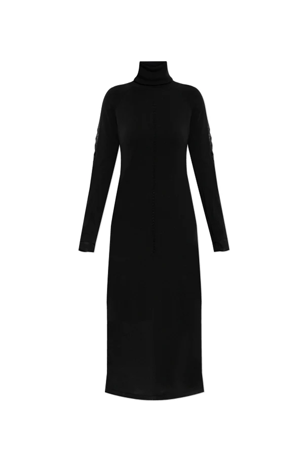 BLACK Turtleneck dress