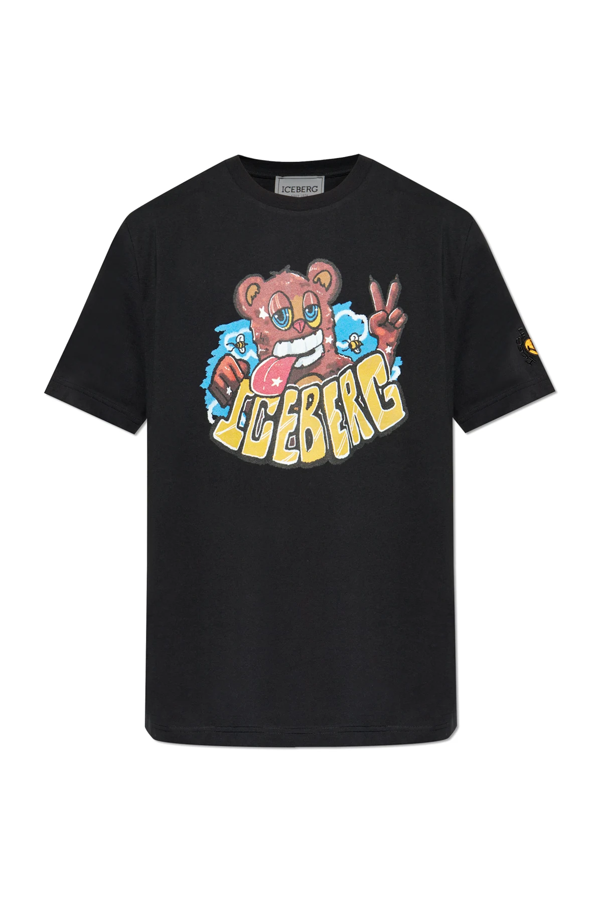 BLACK T-shirt with print