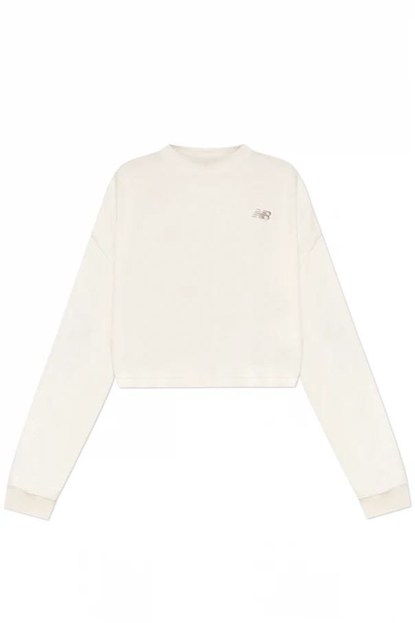 kremowy Bluza typu `oversize`