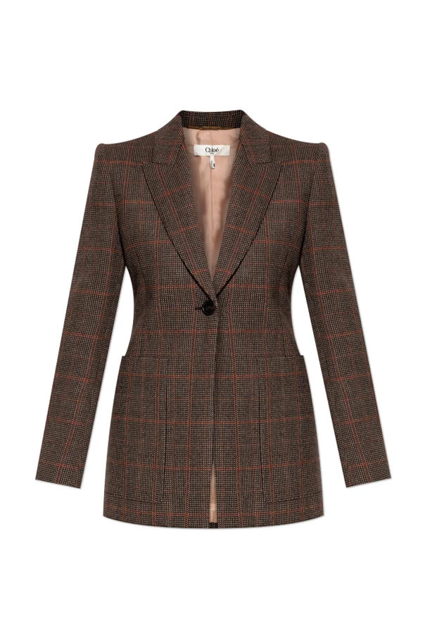 BRAUN Sakko mit Karomuster