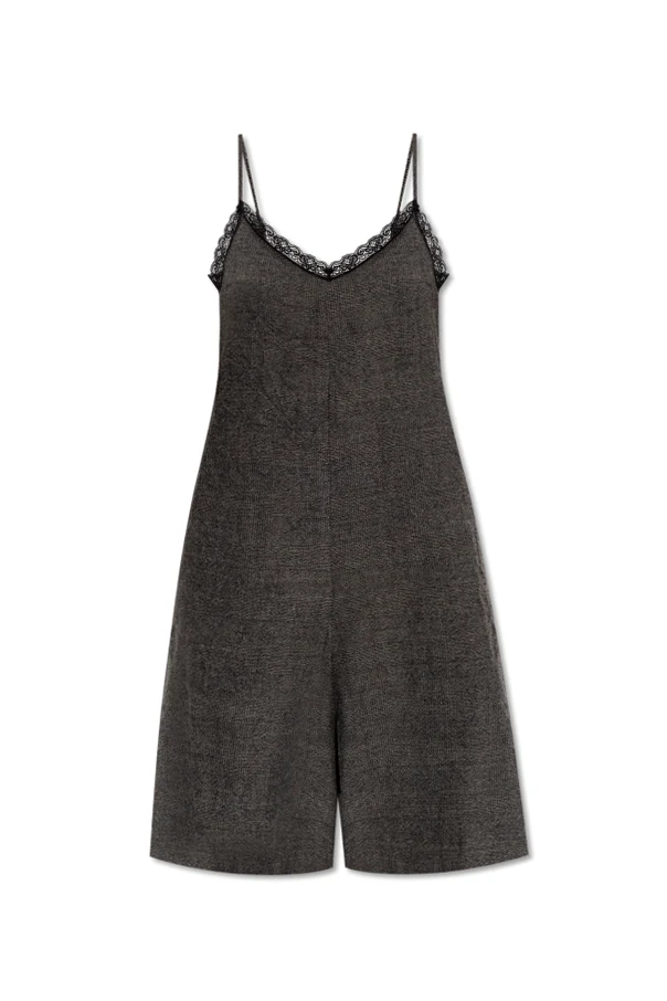 GRAU Jumpsuit mit Trägern