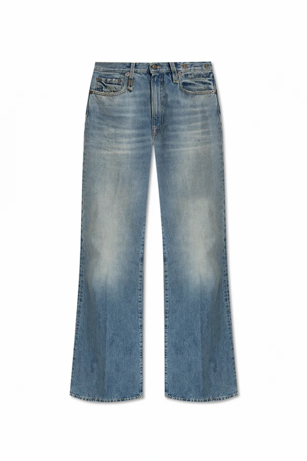 NAVY BLUE Flared leg jeans