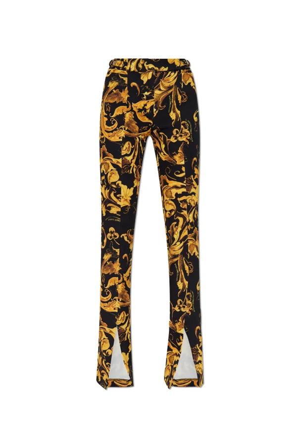 GELB Schlaghosen mit Schlitz