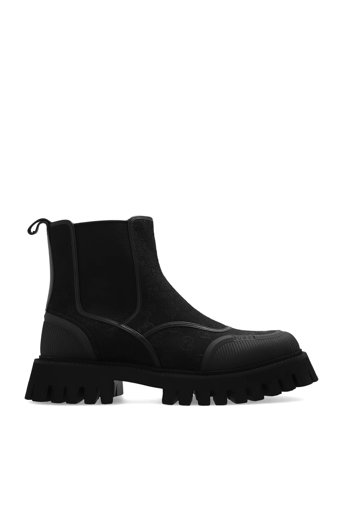 Ankle boots with monogram