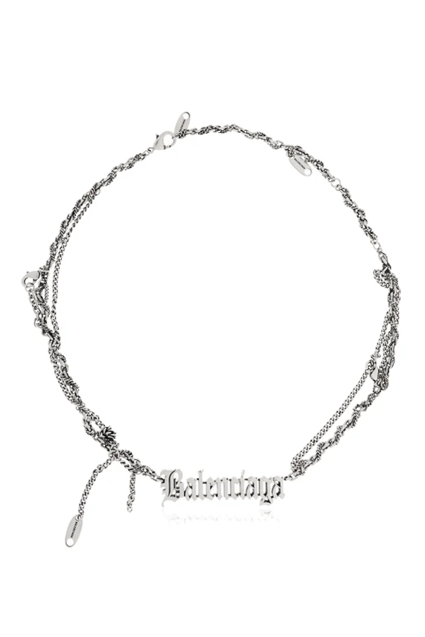 SILBER Halskette mit Logo