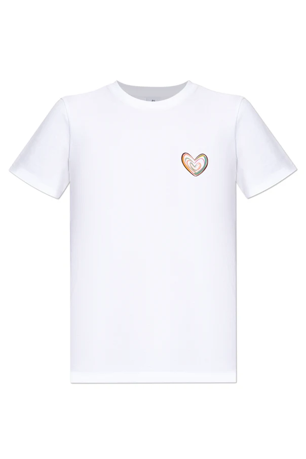 WEISS T-Shirt mit Aufdruck