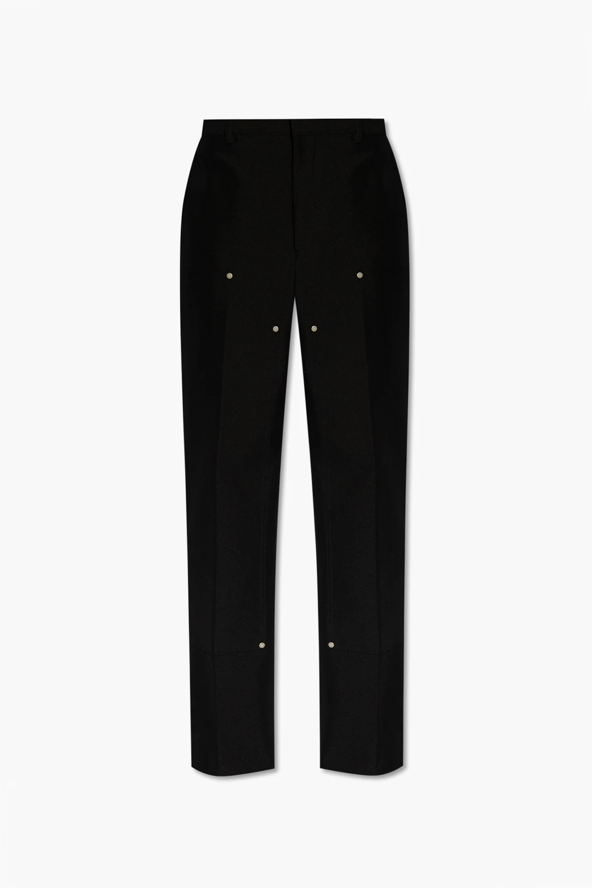 BLACK Trousers with logo