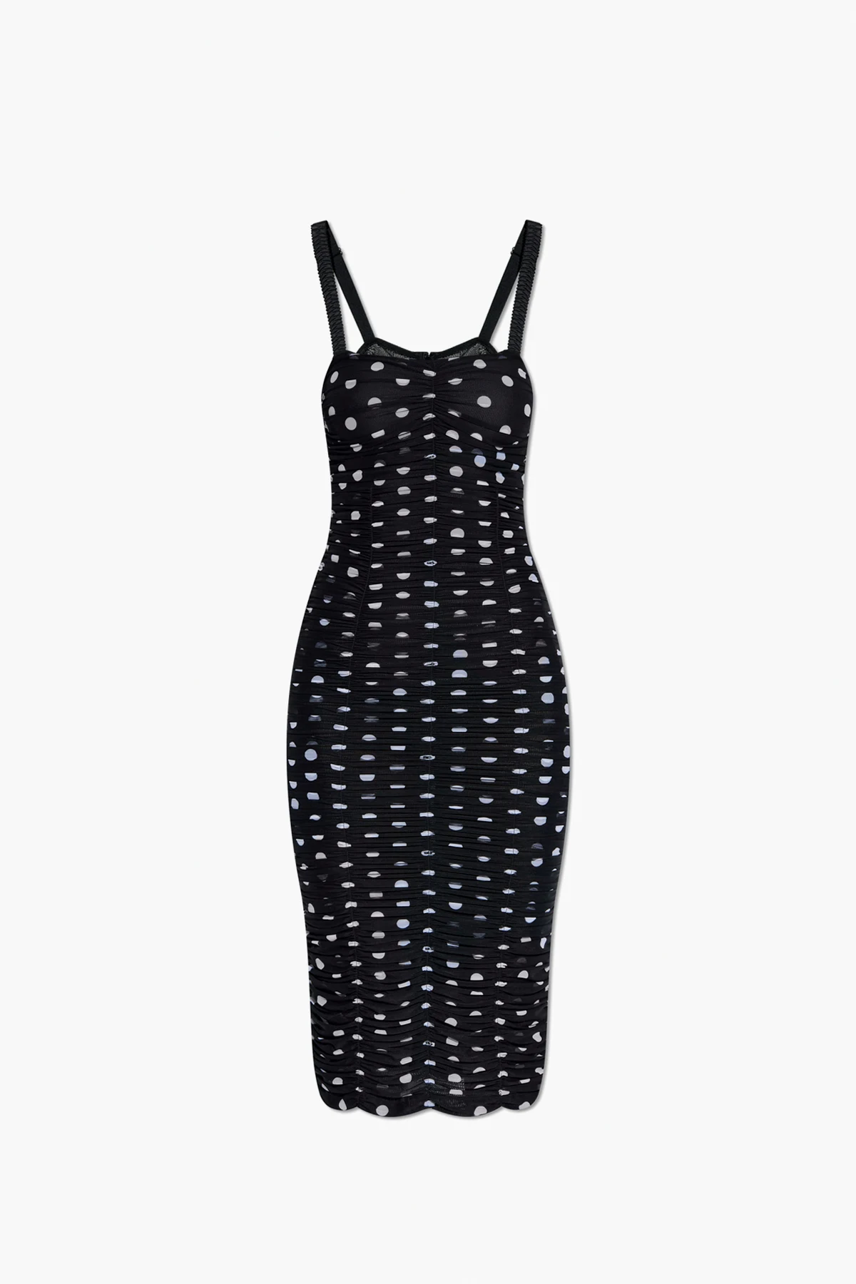 BLACK Draped dress