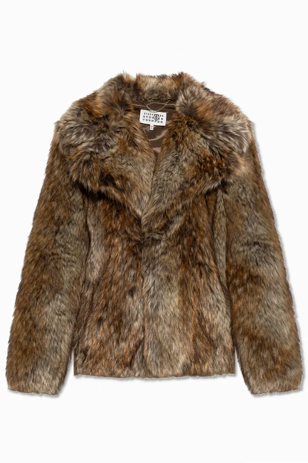 BROWN Faux fur