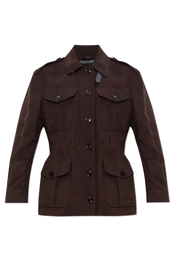 BRAUN Jacke mit Schulterklappen