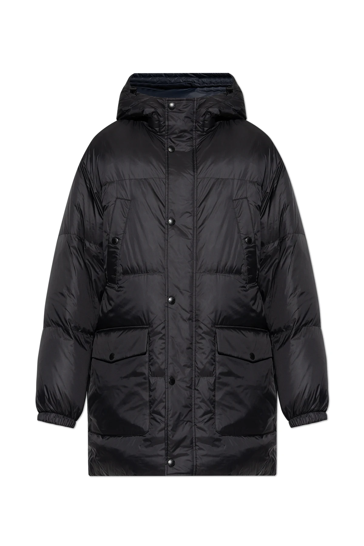 BLACK Reversible jacket with hood