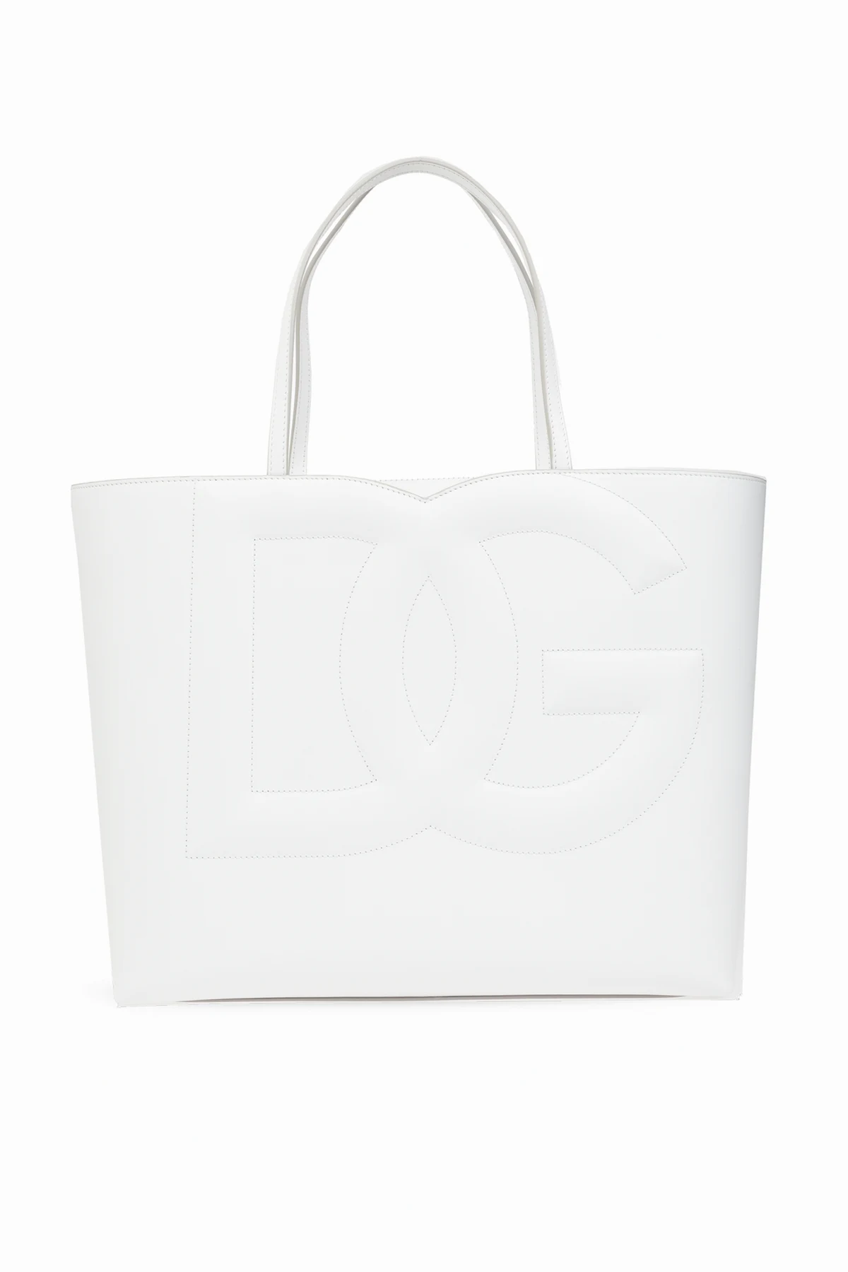 WHITE Dolce & Gabbana `DG Medium` shopper bag