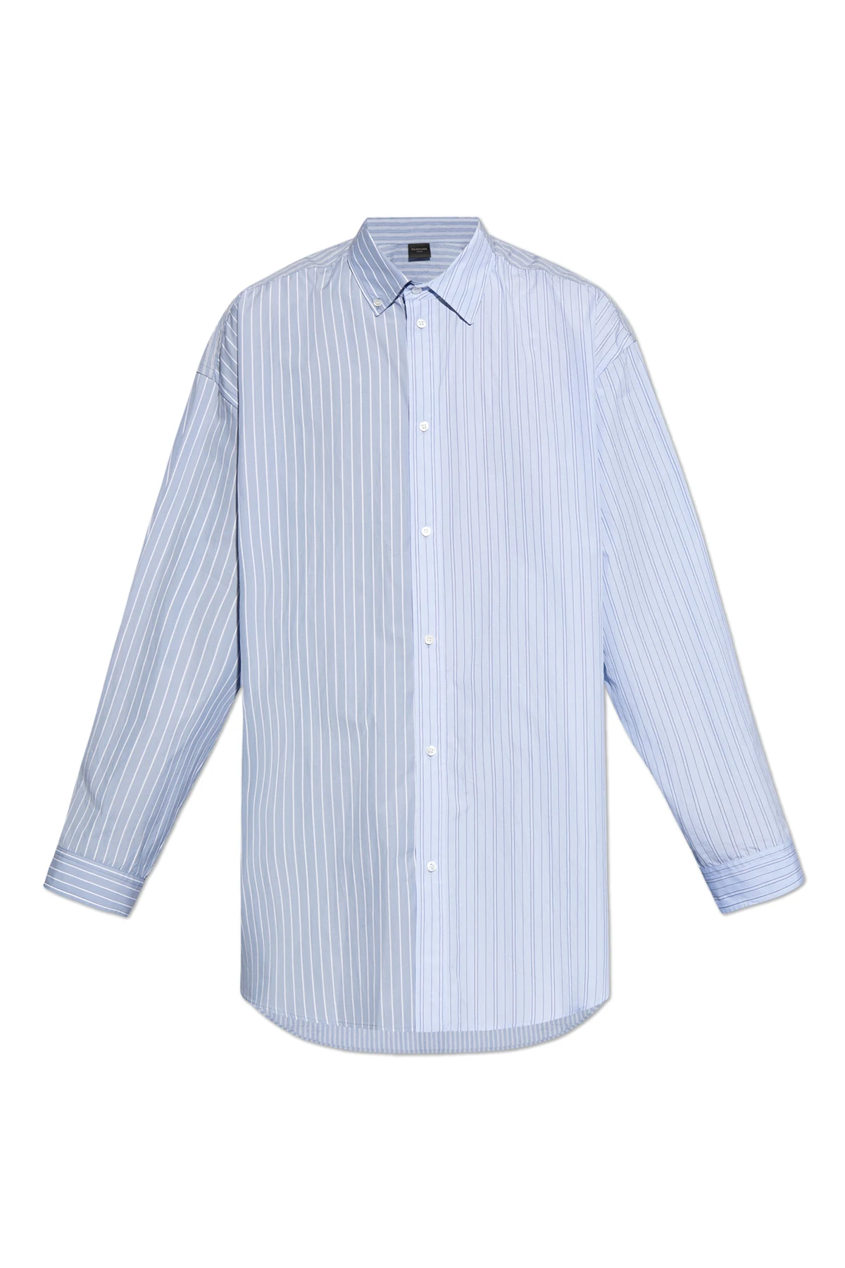 light blue Striped pattern shirt