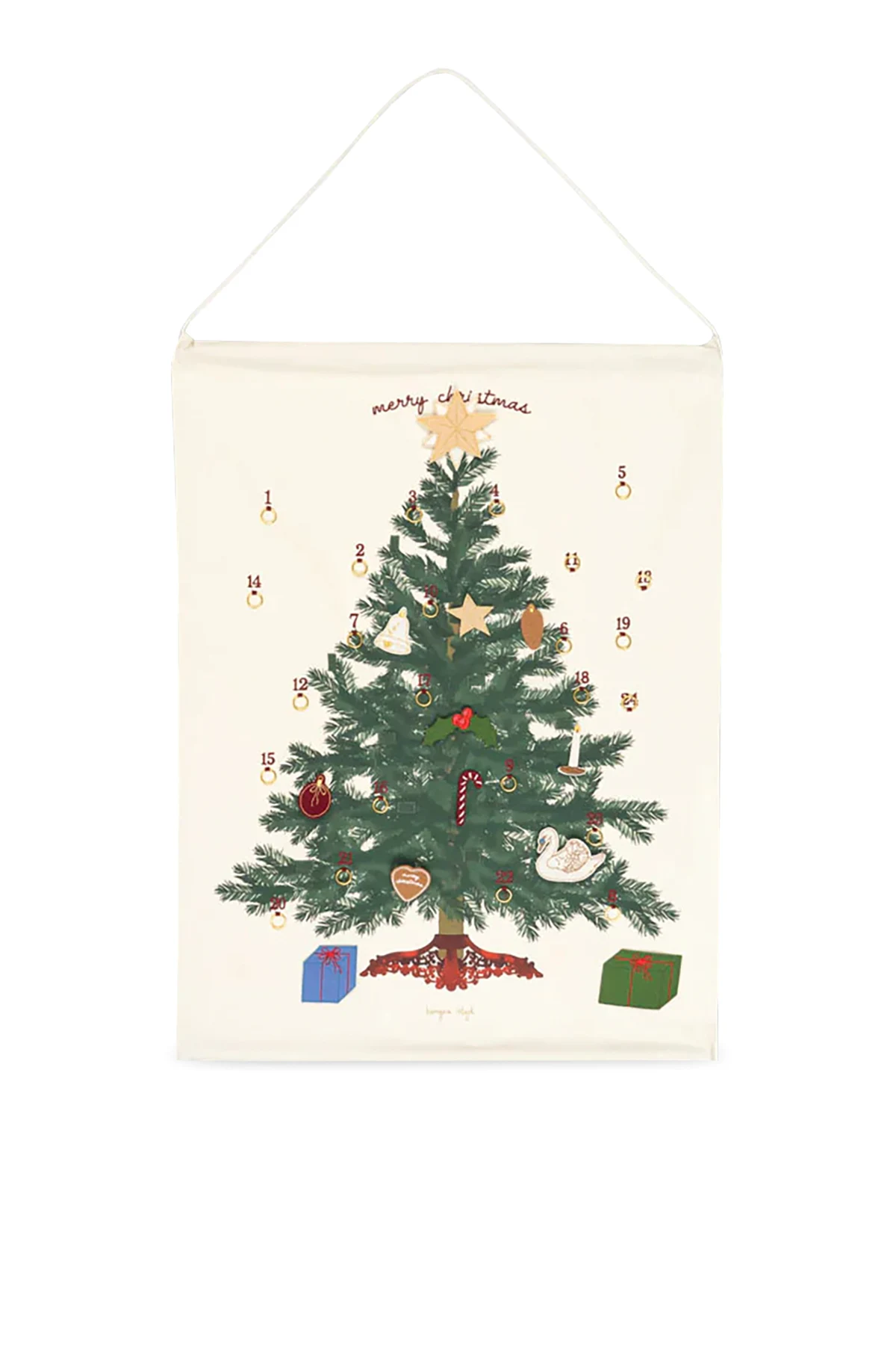 beige Holiday Calendar