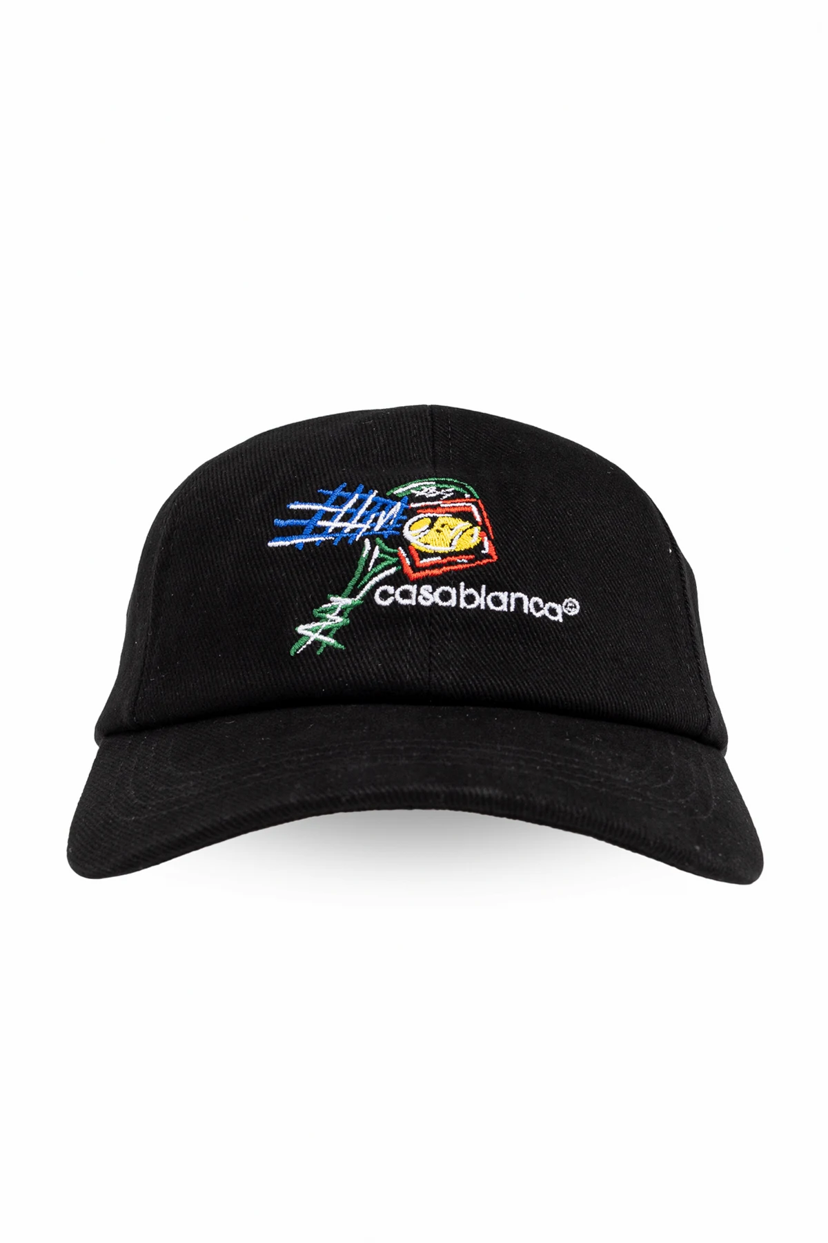 BLACK Cap with a visor