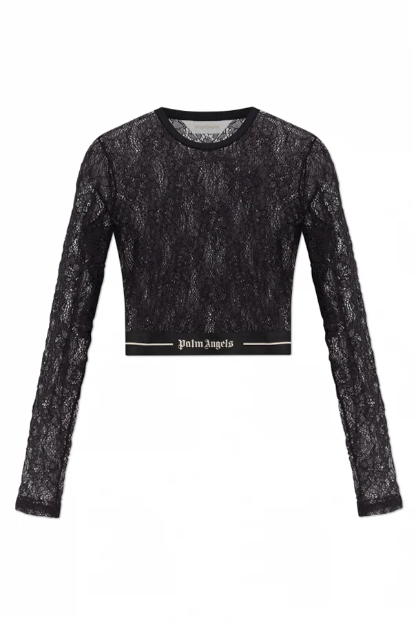 SCHWARZ T-Shirt mit Logo