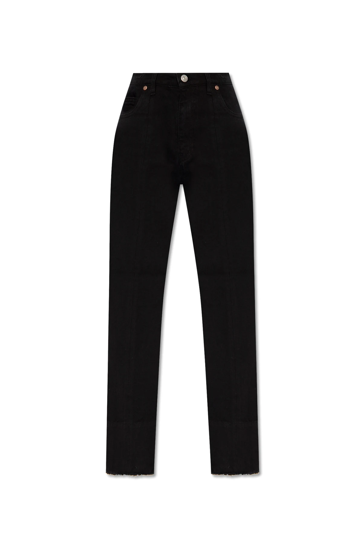 Jeans with straight legs