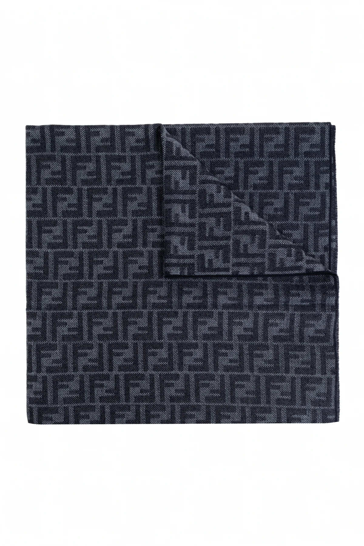 NAVY BLUE Monogram scarf