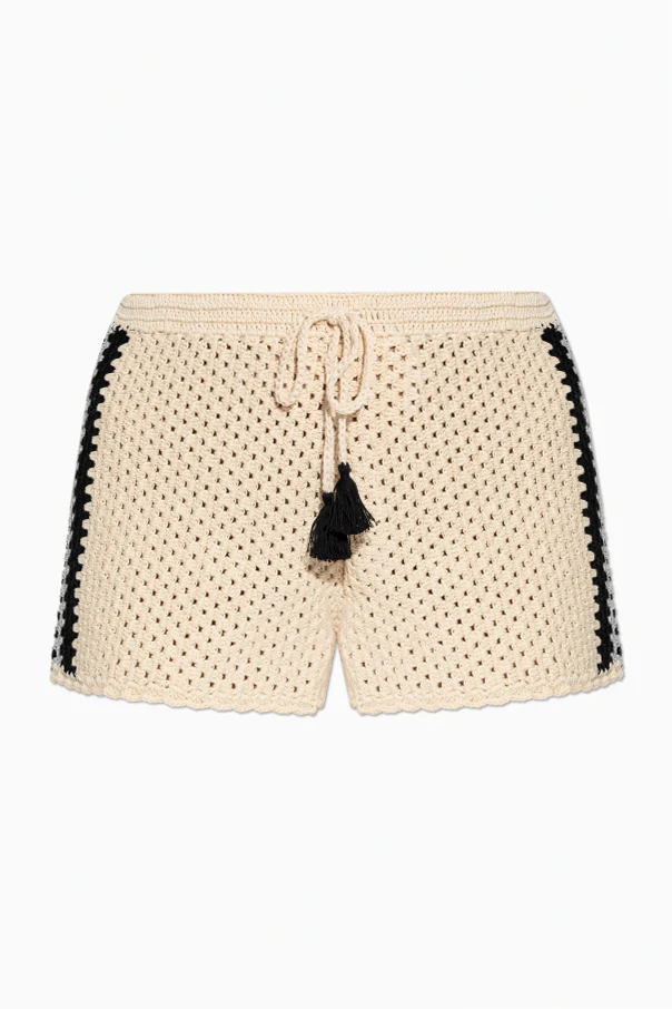 beżowy Dzianinowe szorty `Hali`