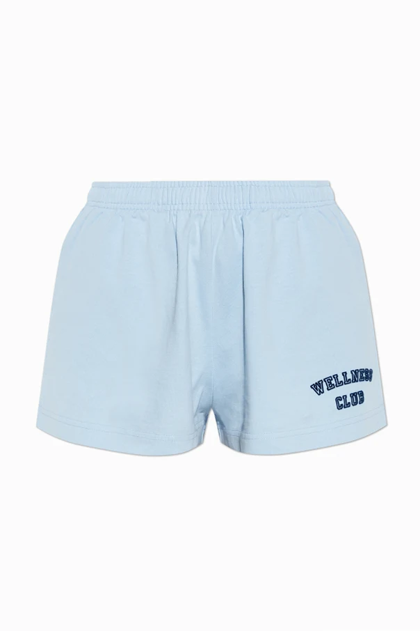 light blue Logo shorts