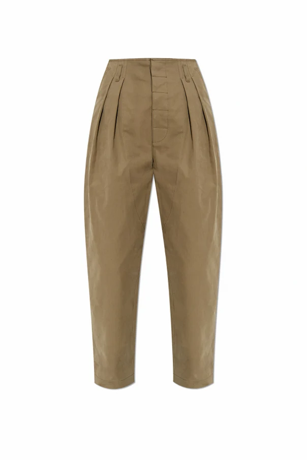 GRÜN Hose mit Abnähern