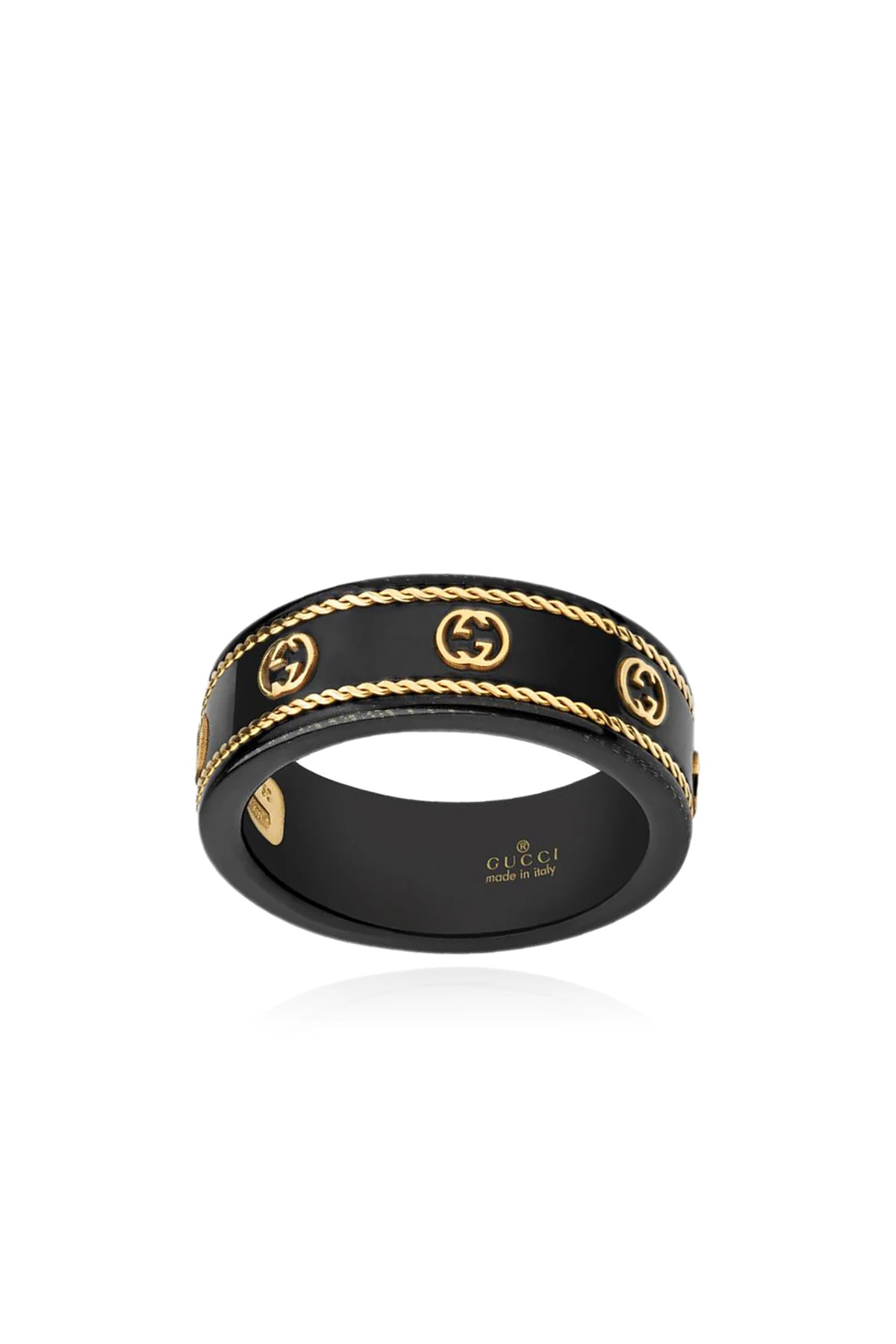 BLACK Ring with logo