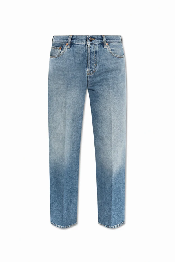 BLUE Straight-leg jeans