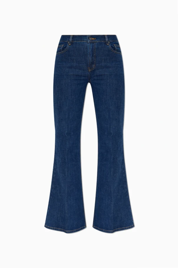 NAVY BLUE Flared leg jeans