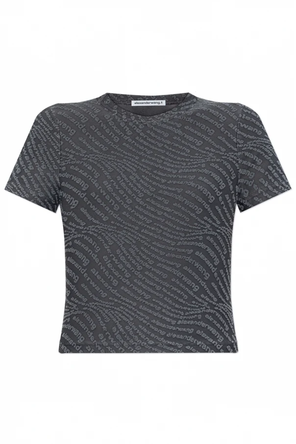 GRAU Top mit Z-Monogramm