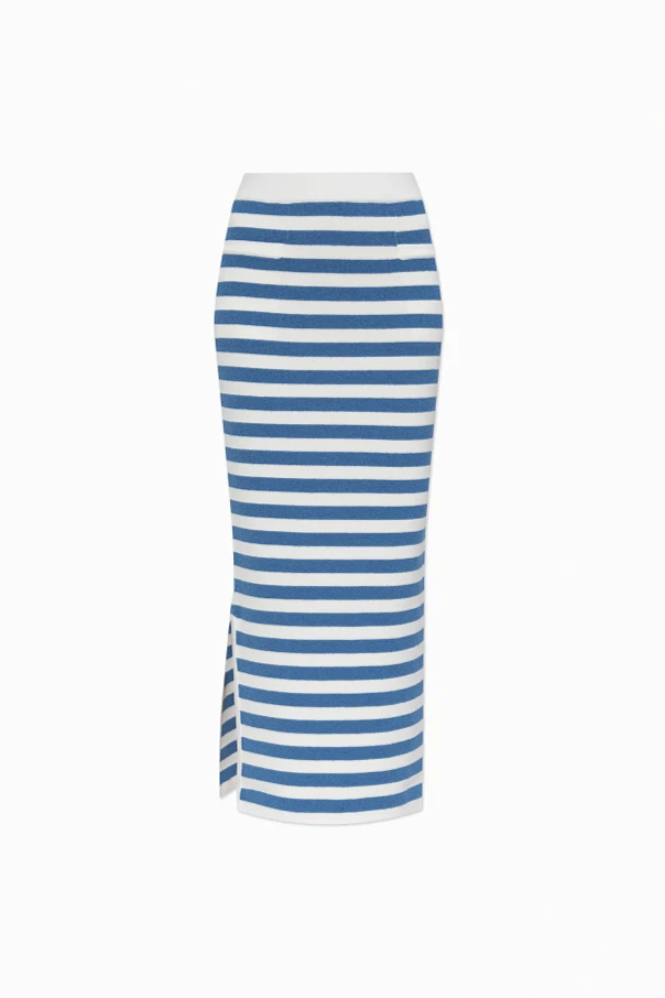 BLAU Rock mit Streifenmuster „Ari“