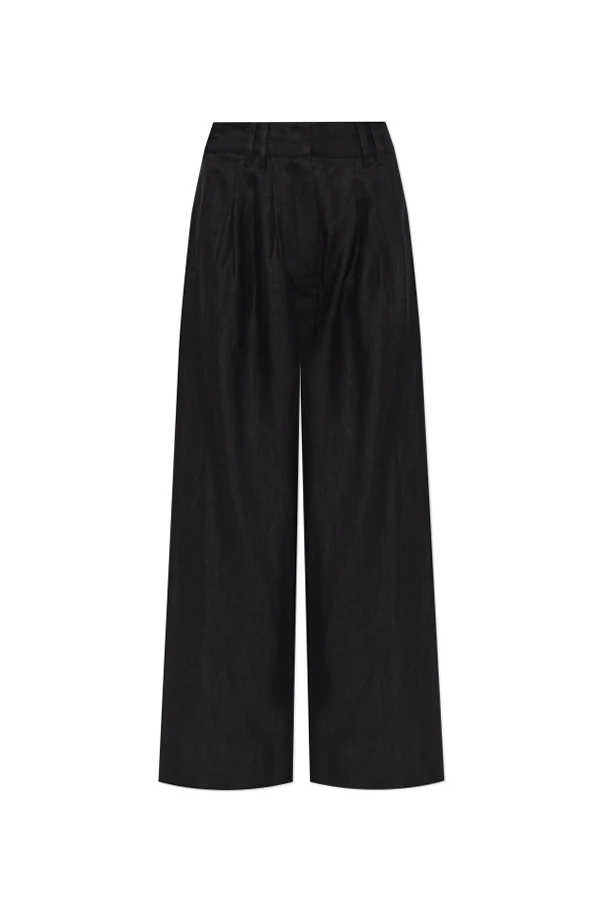 BLACK Linen trousers