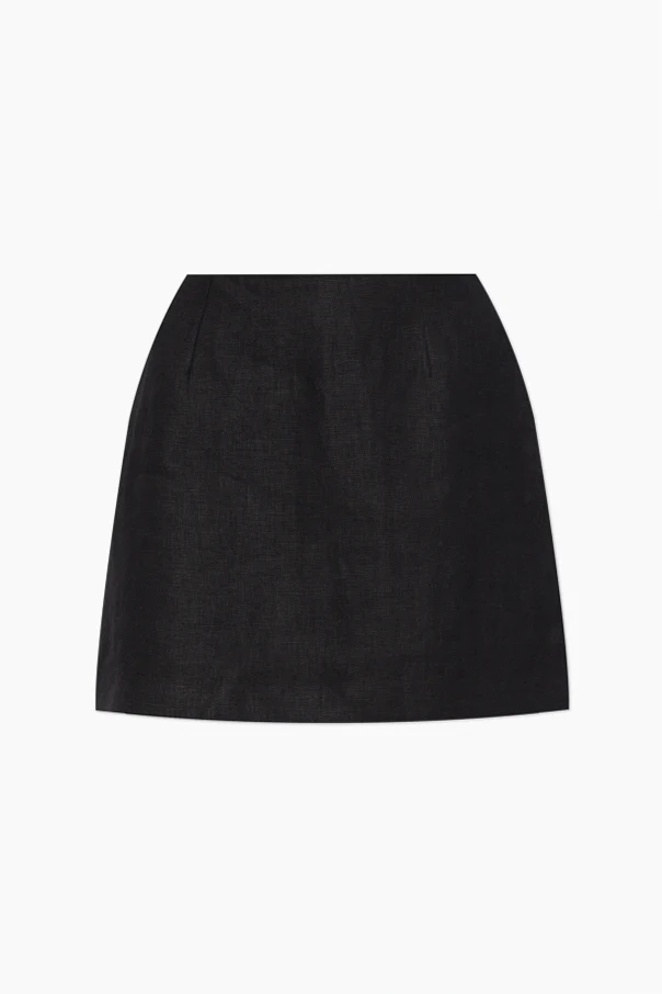 SCHWARZ Leinenrock „Alice“