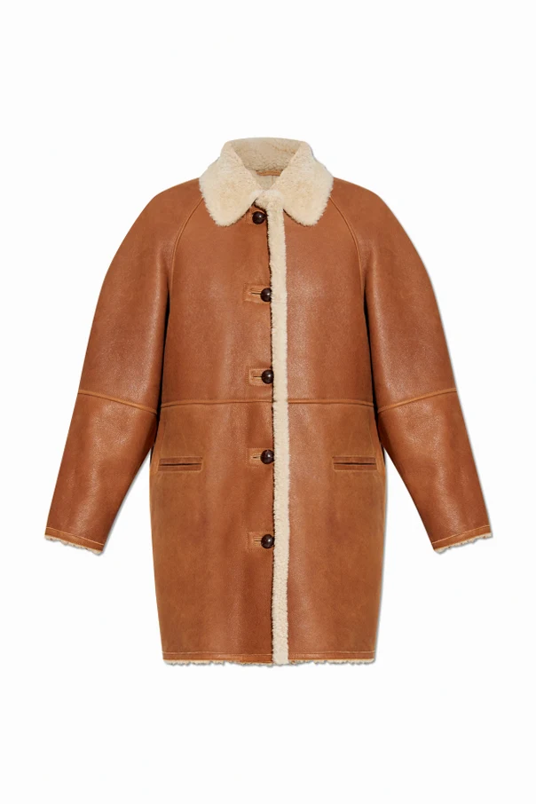 BRĄZOWY Kożuch `Berthie`