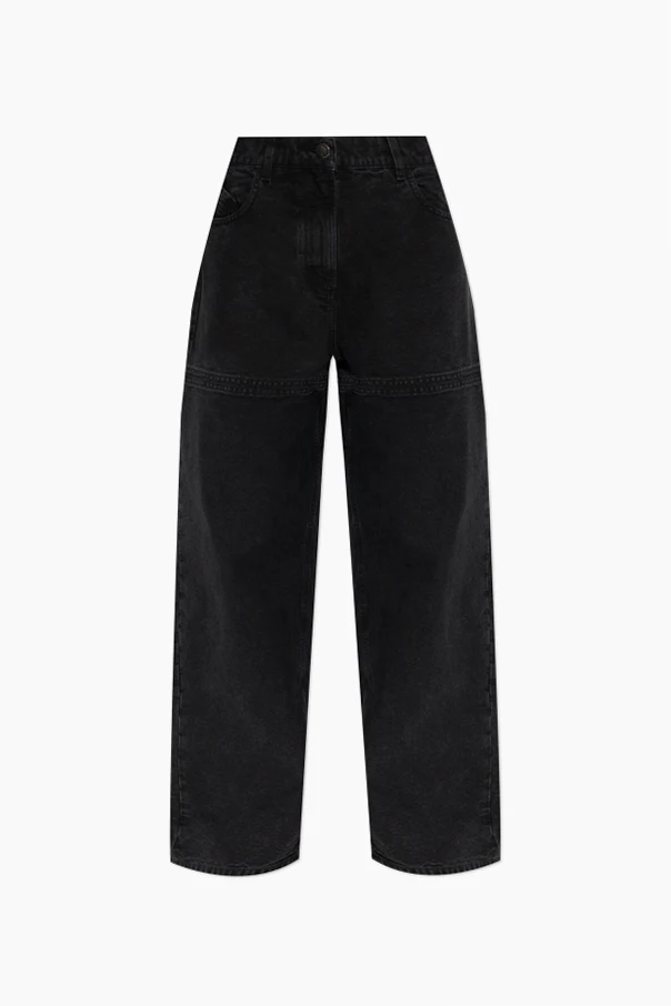 SCHWARZ Jeans mit Schlitz