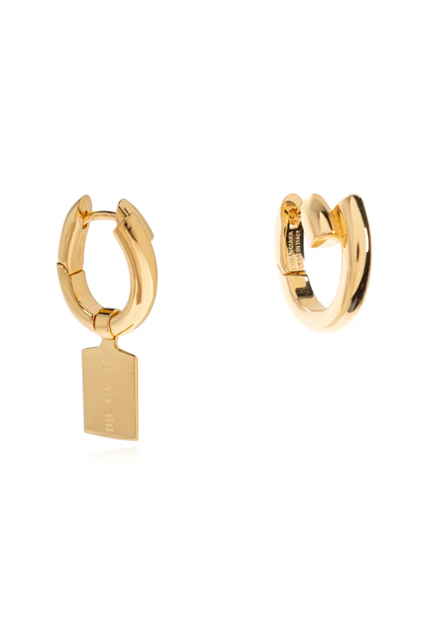 GOLD Asymmetrische Ohrringe aus Messing